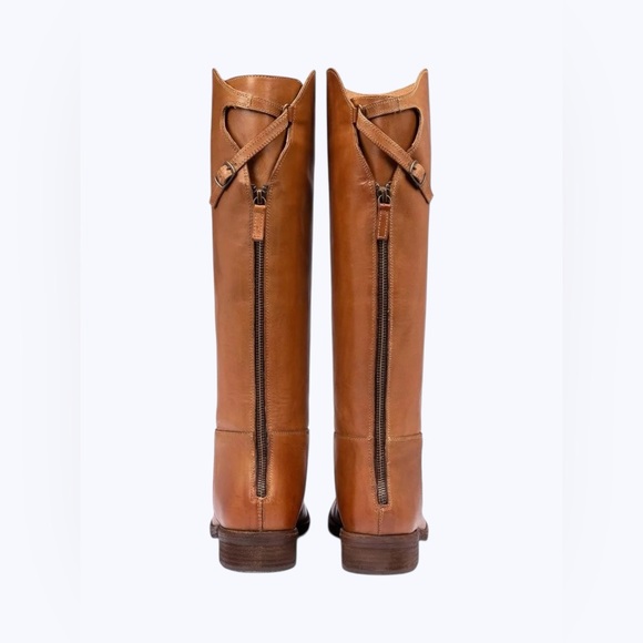🆕 FREE PEOPLE | EVERLY EQUESTRIAN STRAP BOOT | SADDLE TAN | SZ: 8.5 - Picture 8 of 10